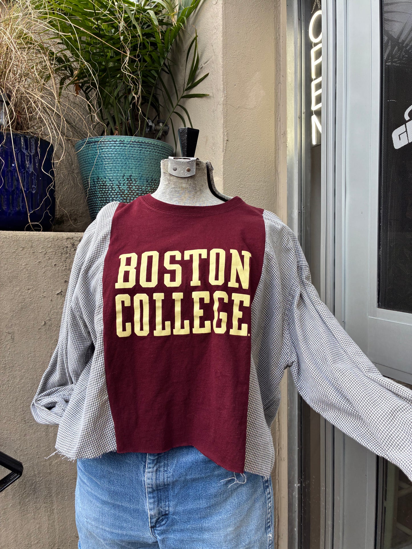 Upcycled Boston College Shirt