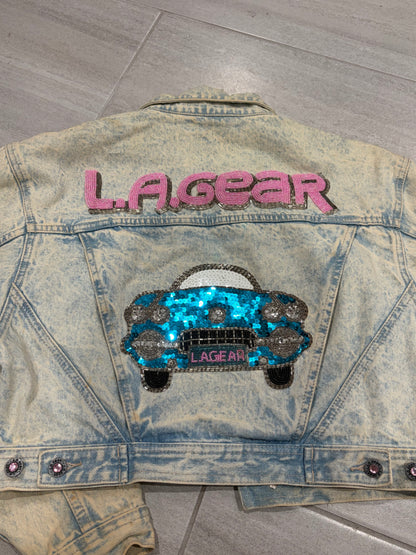 Vintage L.A. Gear Denim Jacket