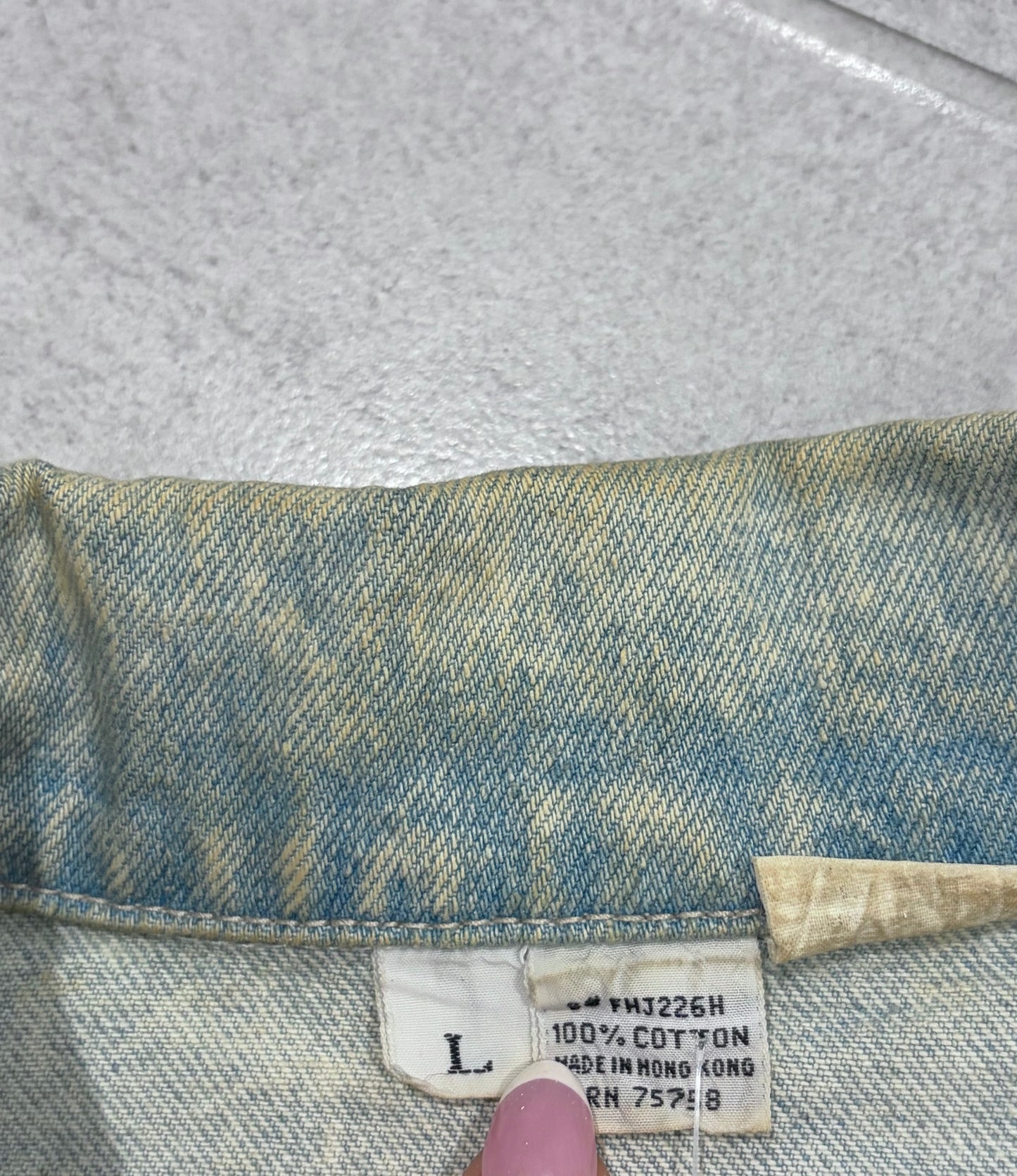 Vintage L.A. Gear Denim Jacket