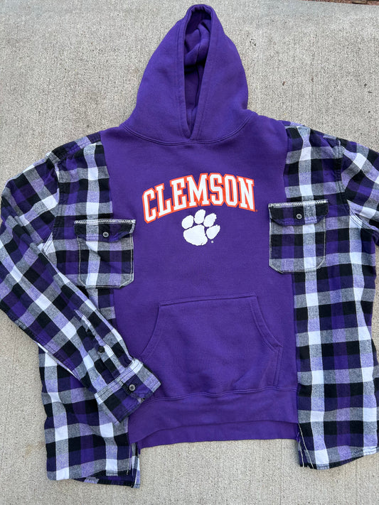 Upcycled Clemson Hoodie