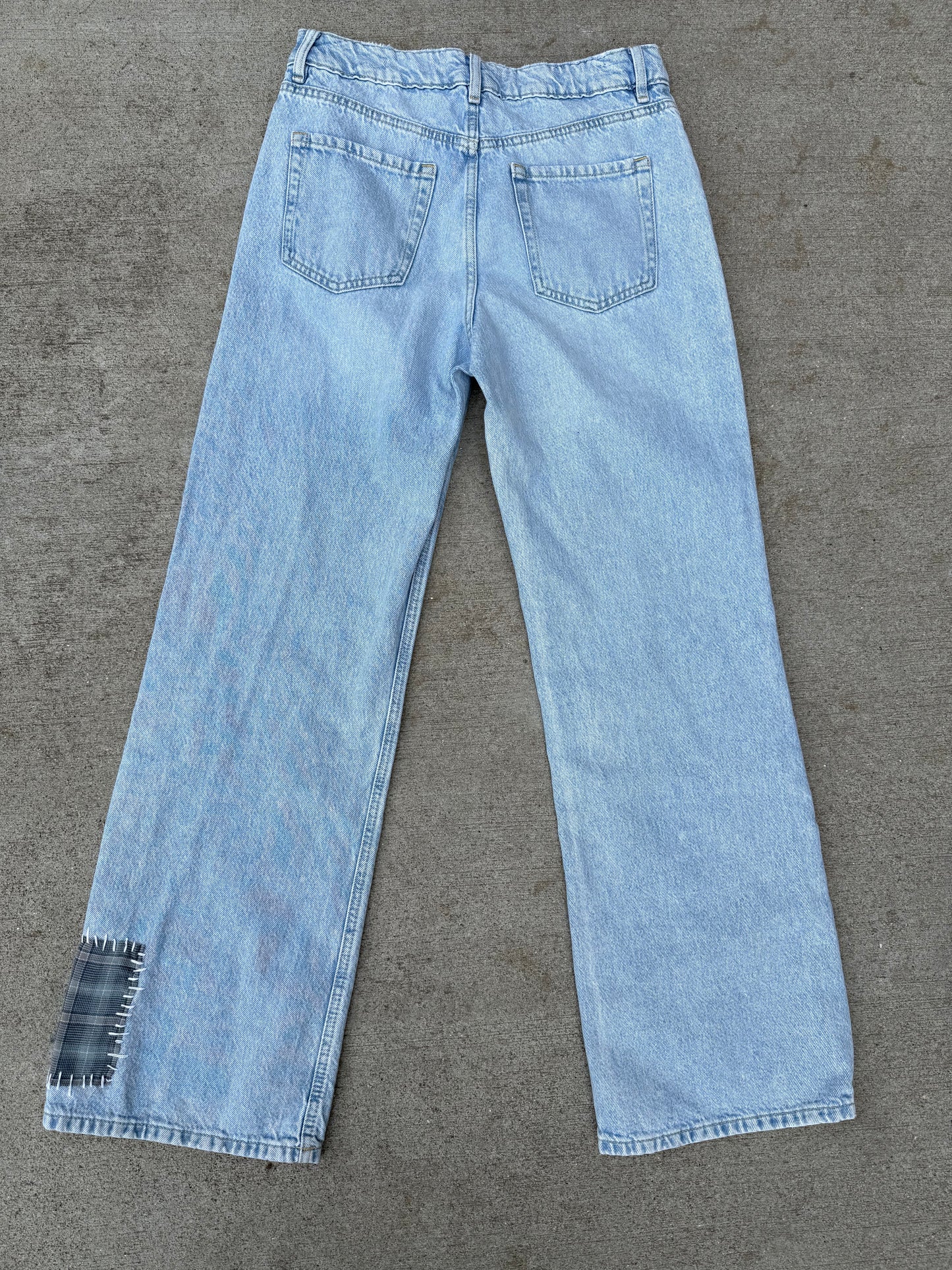 Flannel Patchwork Pants