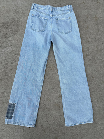Flannel Patchwork Pants