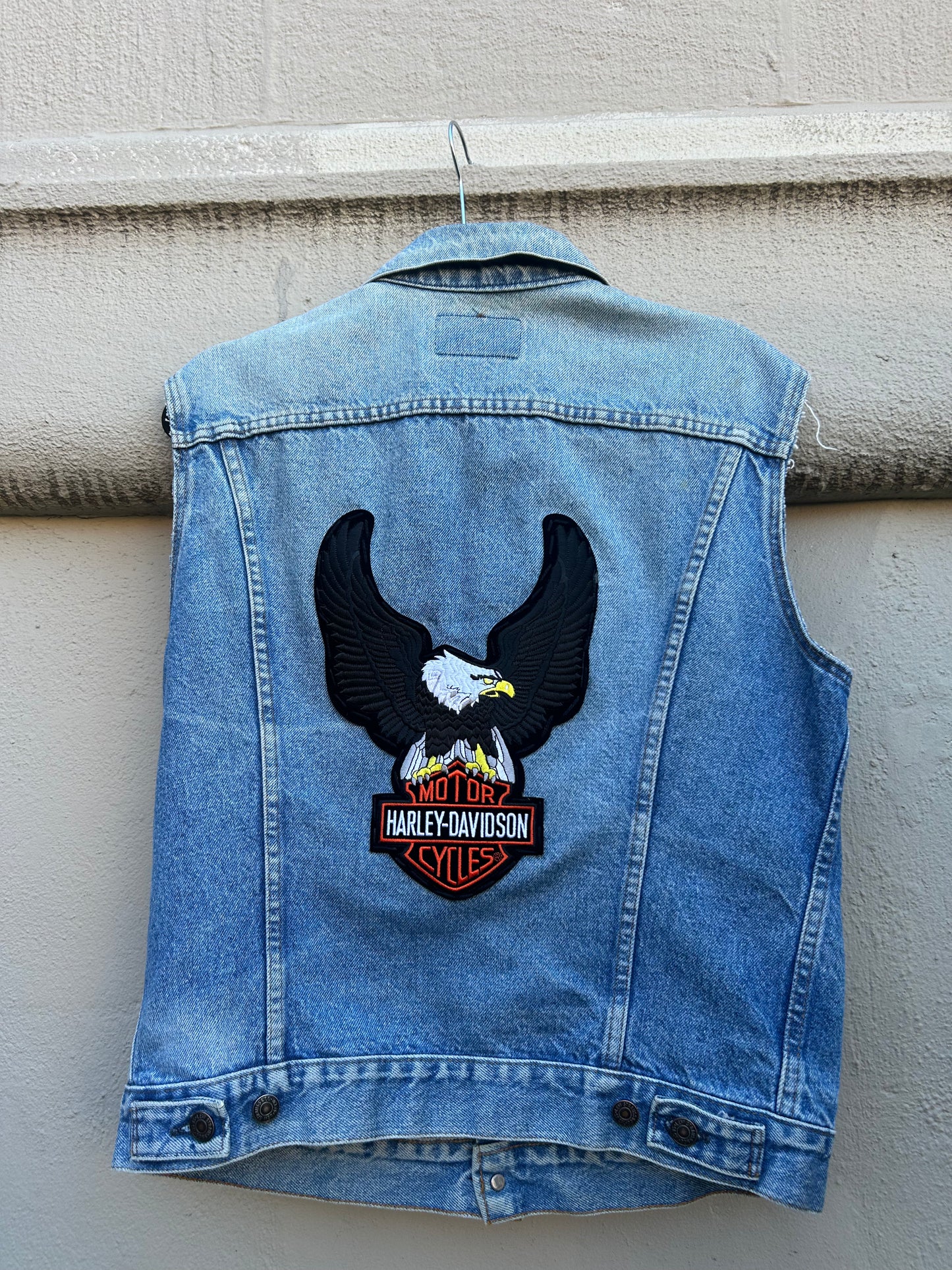 Upcycled Levi x Harley Davidson Vest