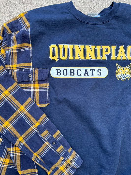 Upcycled Quinnipiac Crewneck