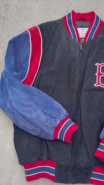 Vintage Boston Red Sox Suede Jacket